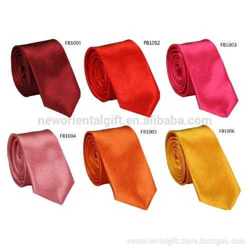 Blank necktie Stripe color necktie Solid color tie